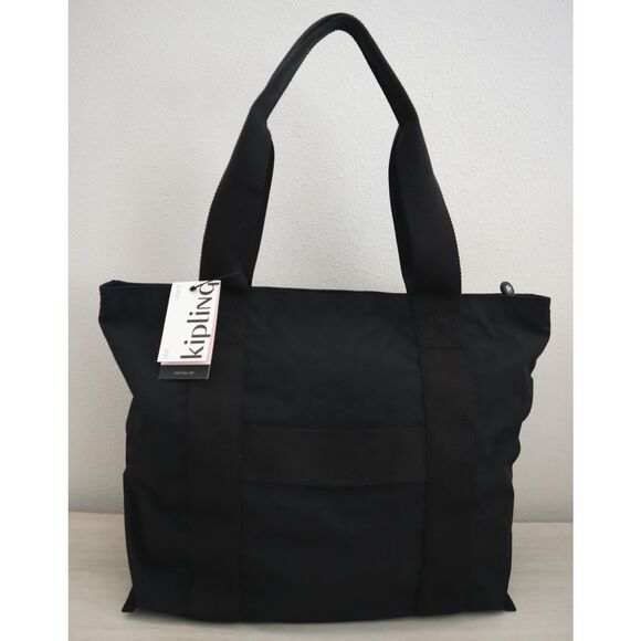 Kipling KIB9Z7-5EV Women's O/S Black/Camo Gray Era M Set Tote Bag w/Pouch - Picture 2 of 16